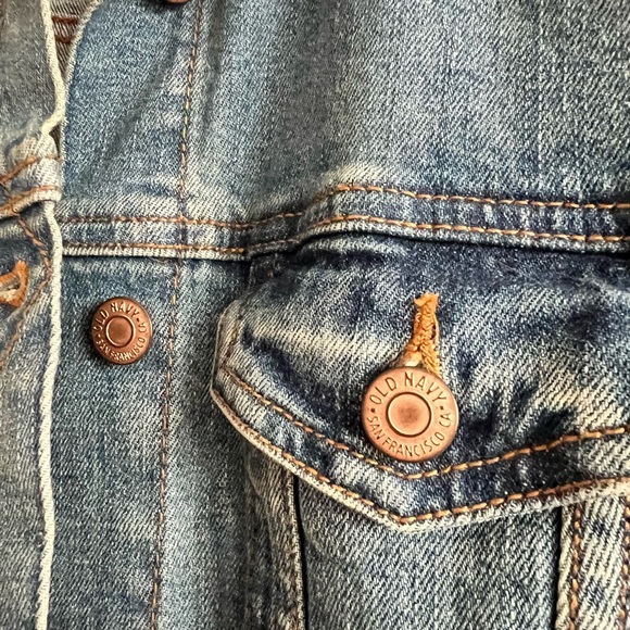 Old Navy Denim Coat - Picture 4 of 5